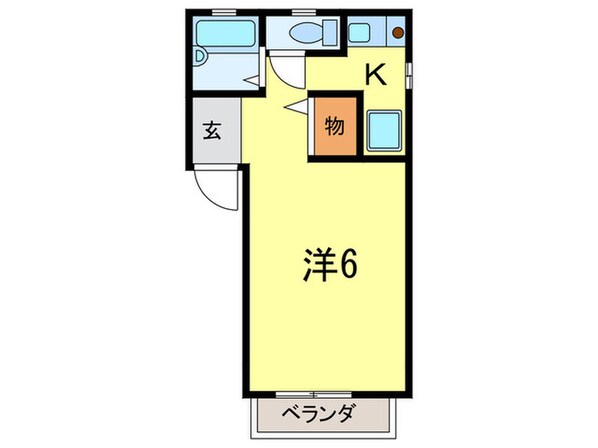 パセオ久保田の物件間取画像